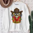 Cowboy Wisdom Skull Bandana Western Rodeo Felpa Regalos para ancianas