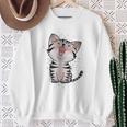 Cute Kitten Cat Lovers Sweatshirt Geschenke für alte Frauen