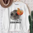 Delicious Spritzi X Sad Hamster Meme Boy Hallöchen Aperölchen Sweatshirt Geschenke für alte Frauen