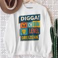 Digga Ich Bin 13 Zwölf Jahre 13Th Birthday Boy Gamer Sweatshirt Geschenke für alte Frauen