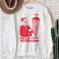 Döner Kebab Dönerladen Hallo Bitteschön Sweatshirt Geschenke für alte Frauen