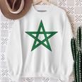 Donna Bandiera Marocchina Orgogliosa Del Marocco Le Bled Con Collo A Felpa Regalos para ancianas