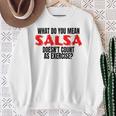 Donna Salsa Danza Accessori Bachata Cumbia Merengue Dance Salsa Con Collo A Felpa Regalos para ancianas