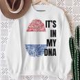 Dutch Flag Dna Fingerprint Holland Orange Orange Sweatshirt Geschenke für alte Frauen