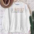 Enfant Secret Future Grande Soeur 2025 Jeais Etre Grande Soeur Sweater e Cadeaux pour les femmes âgées
