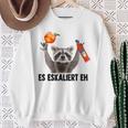 Es Eskaliert Eh X Raccoon Meme Racoon X Pedro Spritz Sweatshirt Geschenke für alte Frauen