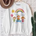 Exzessiver Alkoholkonsum X Lustige Kinder Zeichnung Sweatshirt Geschenke für alte Frauen