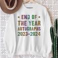 Firma Firma Dell'ultimo Giorno Di Fine Anno 2024 Felpa Regalos para ancianas