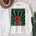 Free Palestine Propaganda-Style Palestine Fist Felpa Regalos para ancianas