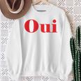 Oui France Paris Sweatshirt Geschenke für alte Frauen