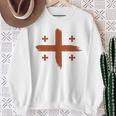 Georgian Flag Georgia Sweatshirt Geschenke für alte Frauen