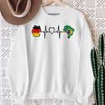 German Brazil Flag Sweatshirt Geschenke für alte Frauen