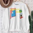 Goodnight Moon Green Decoration Sweatshirt Gifts for Old Women