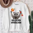 Hallochen Aperölchen X Raccoon Meme Racoon X Pedro Spritz Sweatshirt Geschenke für alte Frauen