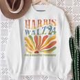 Harris Walz For A Brighter Tomorrow Kamala Harris Walz 2024 Sweatshirt Gifts for Old Women