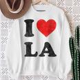 I Heart La Souvenir I Love Los Angeles Sweatshirt Geschenke für alte Frauen