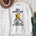 Hockey Su Ghiaccio Per Bambini Regalo Hockey Figlio Hockey Su Ghiaccio Felpa Regalos para ancianas