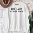 Ich Hab's Dir Gesagt Bitcoin Slogan Blockchain Sweatshirt Geschenke für alte Frauen