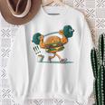 Idea Regalo Hamburger Bodybuilding Citazione Umorismo Hamburger Felpa Regalos para ancianas