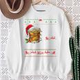 I'm Full Of Holiday Spirit Bourbon Ugly Xmas Sweater Pajamas Sweatshirt Gifts for Old Women