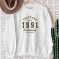Insieme Dal 1991 Anniversario Matrimonio Felpa Regalos para ancianas
