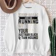 Jogger Con Segugio Austriaco Nero E Marrone Felpa Regalos para ancianas