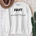Just Fuck Off Morse Code Sweatshirt Gifts for Old Women
