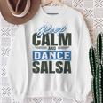 Keep Calm And Dance Salsa America Latina Musica Felpa Regalos para ancianas