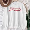 Less Upsetti Mehr Spaghetti Sweatshirt Geschenke für alte Frauen