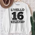 Livello 16 Superato Anni 16 Anniversario Di Matrimonio Felpa Regalos para ancianas