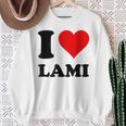 I Love Lami Sweatshirt Geschenke für alte Frauen