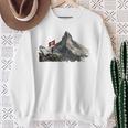 Matterhorn Bekleibung Gray Sweatshirt Geschenke für alte Frauen