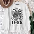 Motointage 1986 Compleanno 38° Biker 38 Anni Felpa Regalos para ancianas