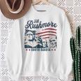 Mount Rushmore South Dakota Souvenir Usa Flag Mt Rushmore Sweatshirt Gifts for Old Women