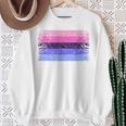 Omnisexual Pride Bi Flag -Intage Lgbtq Omnisexual Sweatshirt Geschenke für alte Frauen