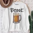 Prost Oktoberfest Bierfest Munich Lederhosen Gray Sweatshirt Geschenke für alte Frauen