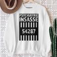 Psychiatrie Insasse 54287 Kostüm Knast Gefängnis Sweatshirt Geschenke für alte Frauen