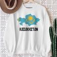 Republic Of Kazakhstan Flag Sweatshirt Geschenke für alte Frauen