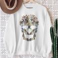 Scary Skull Bunny Rabbit Horror Halloween Sweatshirt Gifts for Old Women