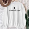 Schwach­Kopf Meme Robert Habeck Political Meme Gray Sweatshirt Geschenke für alte Frauen