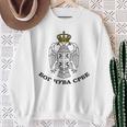 Serbian Eagle Moor Cuva Srbe Srbija Serbia Srpska Cetnik Blue Sweatshirt Geschenke für alte Frauen