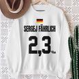 Sergej Fährlich Sauftrikot X Malle Party Trikot Deutschland Sweatshirt Geschenke für alte Frauen