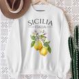 Sicilia Italian Souvenir Italy Lemon Sweatshirt Geschenke für alte Frauen