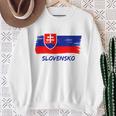 Slovak Flag Slovakia Team Fan Jersey Sweatshirt Geschenke für alte Frauen