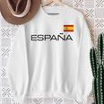 Spain Flag España Athletic Sports Jersey Style Sweatshirt Geschenke für alte Frauen