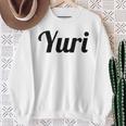 Top That Says The Name Yuri Niedliche Erwachsene Kinder Grafik Sweatshirt Geschenke für alte Frauen