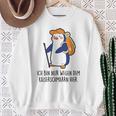 X Penguin Fun Ich Bin Nur Wegen Dem Kaiserenschmarrn Hier Ich Bin Nur Wegen Dem Kaiserenschmar Sweatshirt Geschenke für alte Frauen