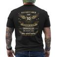 10Th Birthday Als Gott Michor 10 Jahre Schuf Grinste Er Grins T-Shirt mit Rückendruck