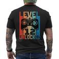 12 Anni Compleannoideogiochi Level 12 Unlocked 2009 T-shirt da uomo con stampa posteriore