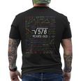 24 Cumpleaños Chica Chico Raíz Cuadrada 576 24 Años Camiseta Hombre Estampado Espalda